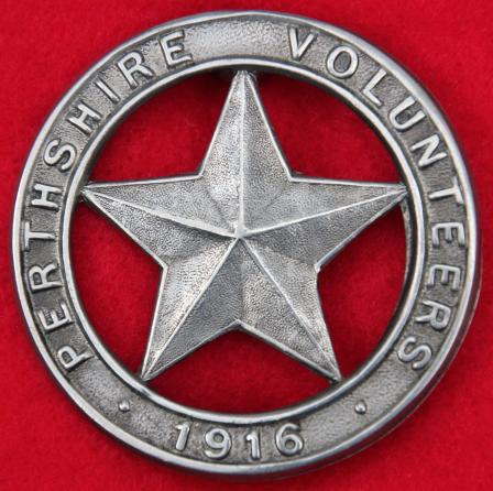 Perthshire Vol Regt (VTC) Glengarry Badge