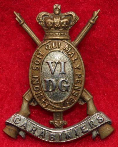 Victorian 6th DG Cap Badge