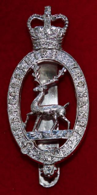 Anodised Herts Yeomanry Cap Badge