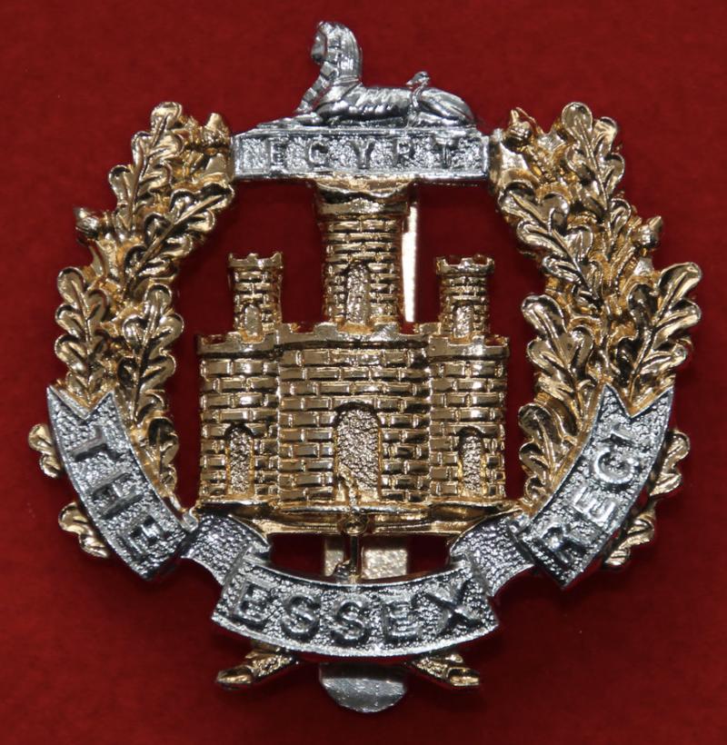 Anodised Essex Regt Cap Badge