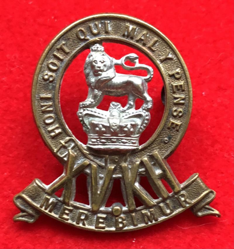 Victorian 15th Hussars Cap Badge