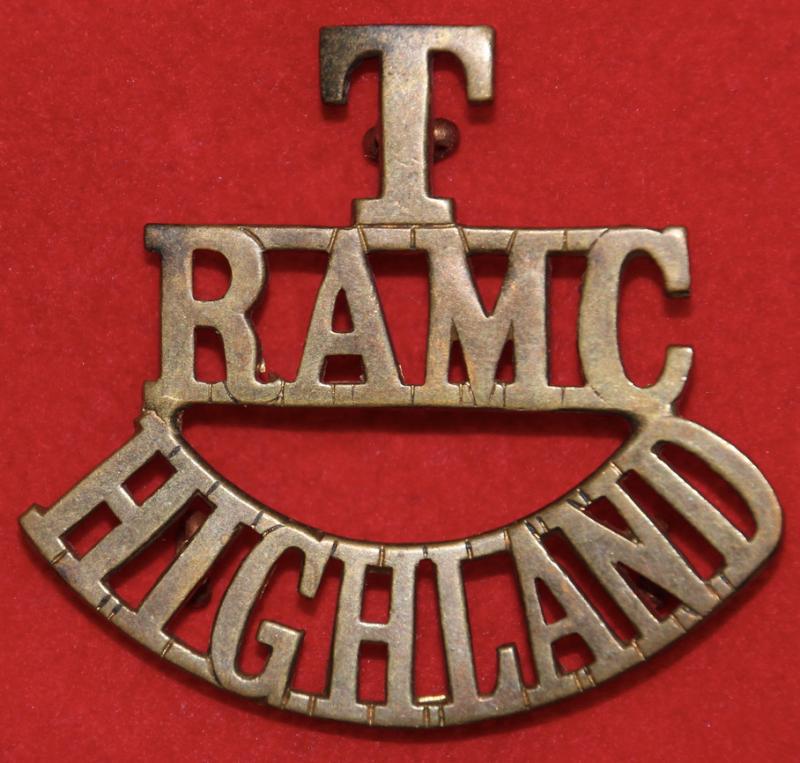 T/RAMC/Highland Shoulder Title
