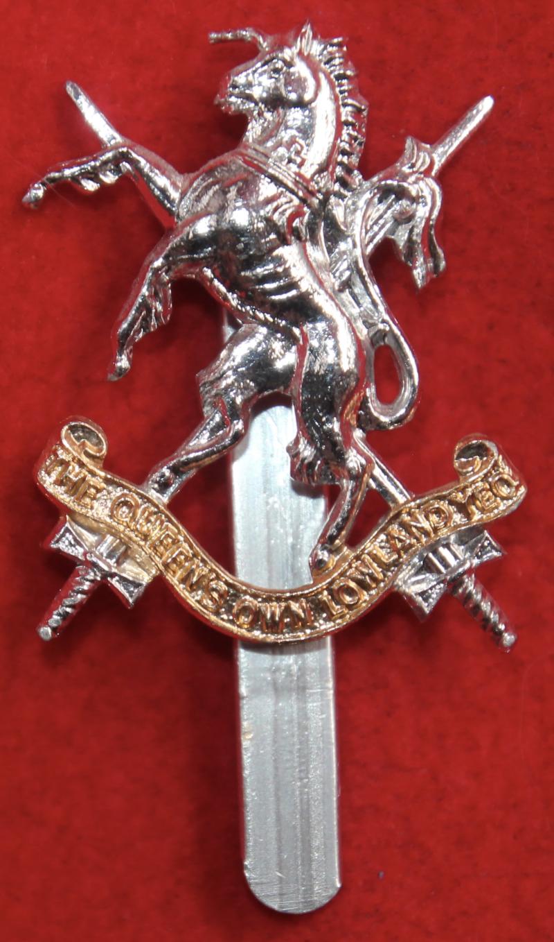Anodised Lowland Yeomanry Cap Badge