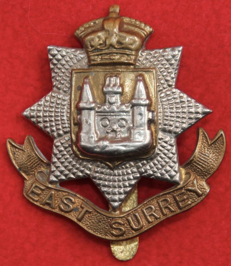 Early East Surrey Cap Badge