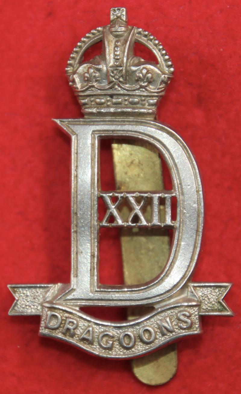 22nd Dragoons Cap Badge