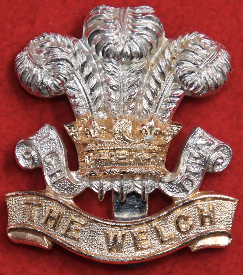 Anodised Welch Regt Cap Badge
