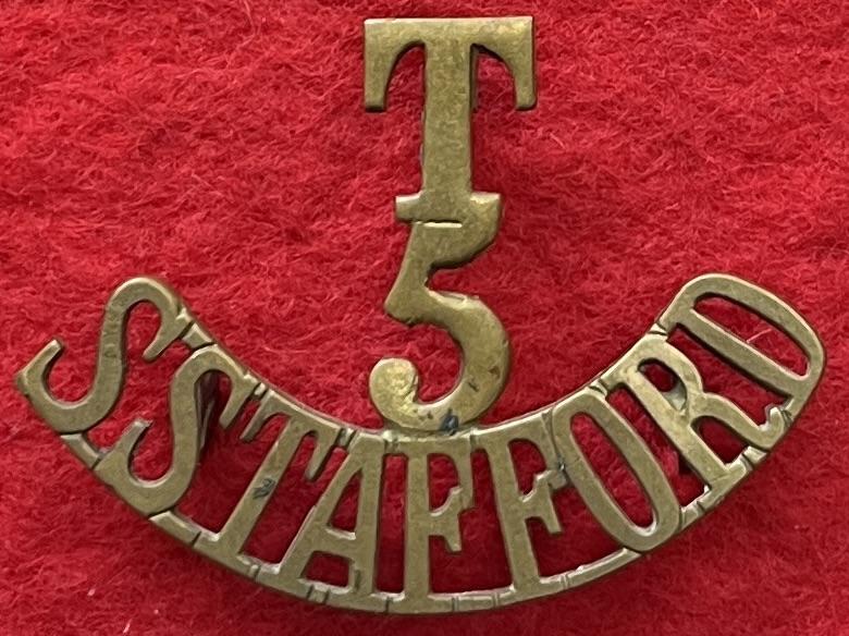 T/5/S Stafford Shoulder Title