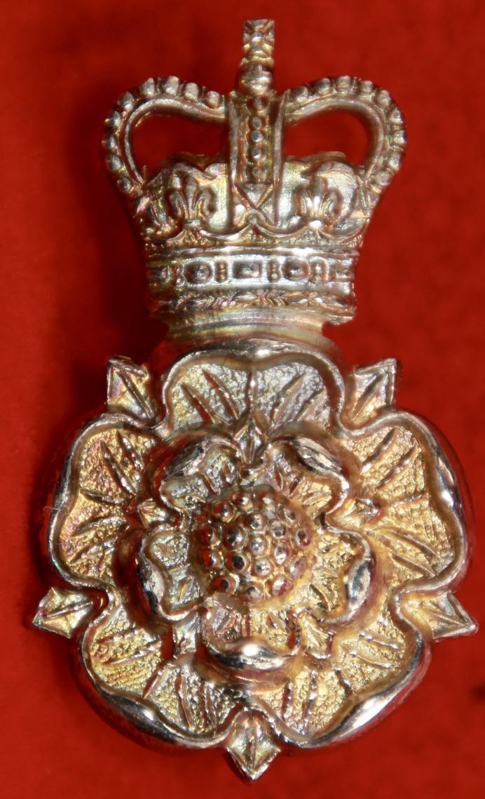 Yorkshire Dragoons Officer's Cap Badge