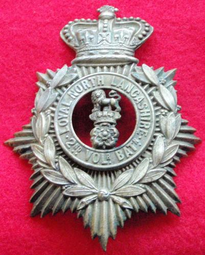 2nd VB Loyal North Lancashire Helmet Plate