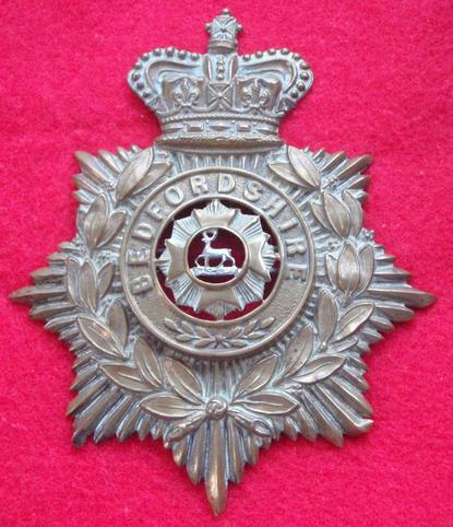 Bedfordshire Regt Helmet Plate