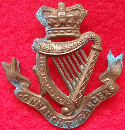 Victorian Connaught Rangers Cap Badge