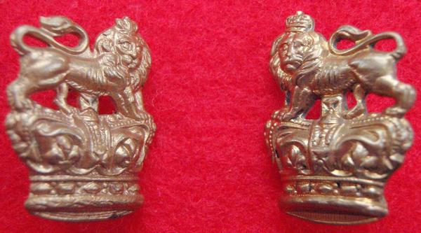 Victorian RWK Collar Badges