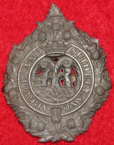 A&SH Plastic Cap Badge