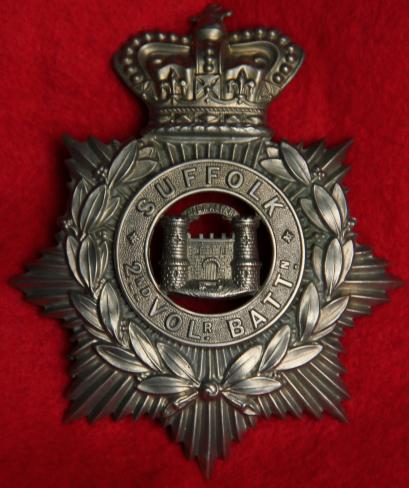 2nd VB Suffolk Regt Helmet Plate