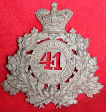 41st Warwicks RV Officer's Shako Plate