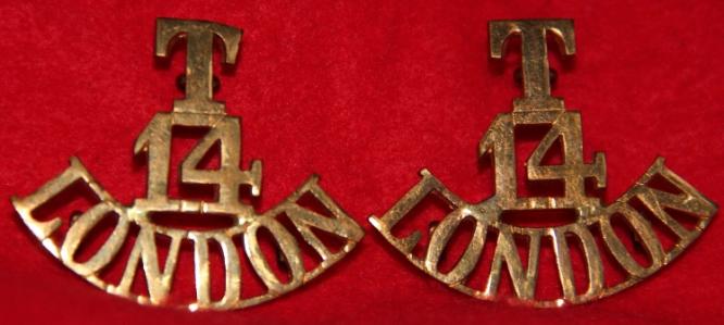 London Scottish NCO Shoulder Titles