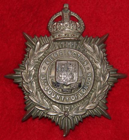 Kensington Rifles Helmet Plate