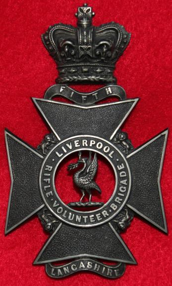 5th Lancashire RVC Officer's Helmet Plate