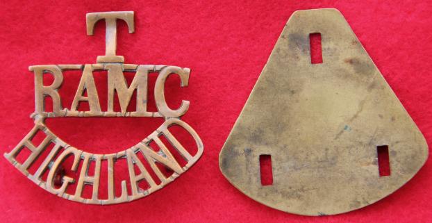 T/RAMC/Highland Shoulder Title