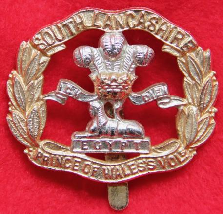Anodised South Lancashire Regt Cap Badge
