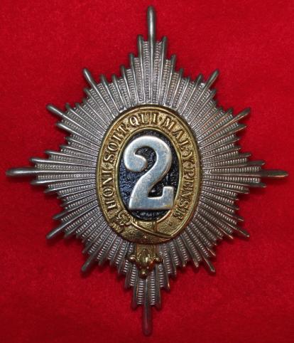 2nd Dragoon Guards Helmet Plate