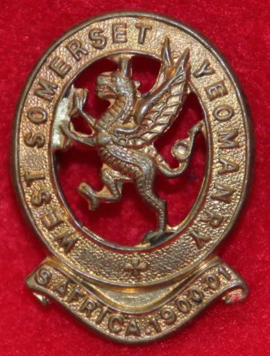 West Somerset Yeomanry Cap Badge