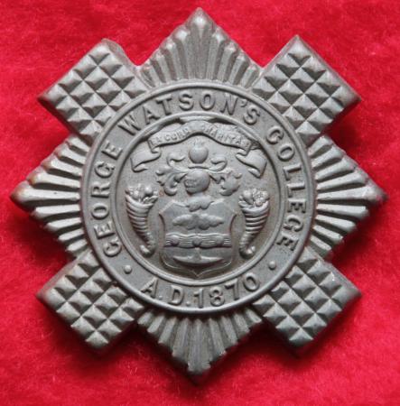 George Watson's College OTC Cap Badge