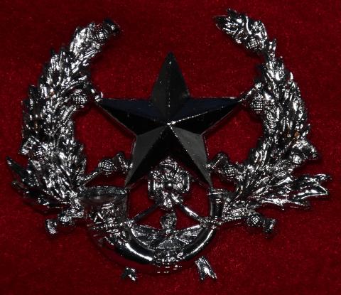 Anodised Cameronians Glengarry Badge