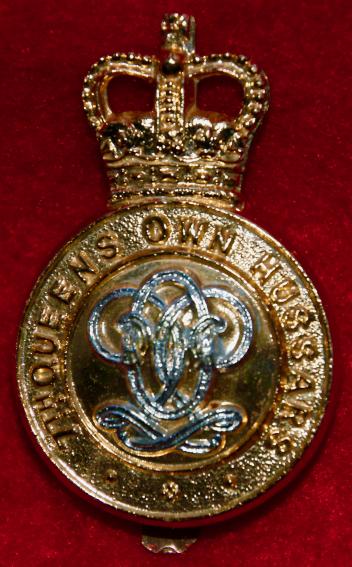 Anodised 7th Hussars Cap Badge