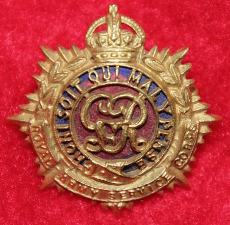 RASC G5th Officer's Collar Badge
