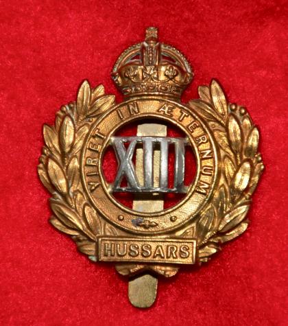 13th Hussars Cap Badge