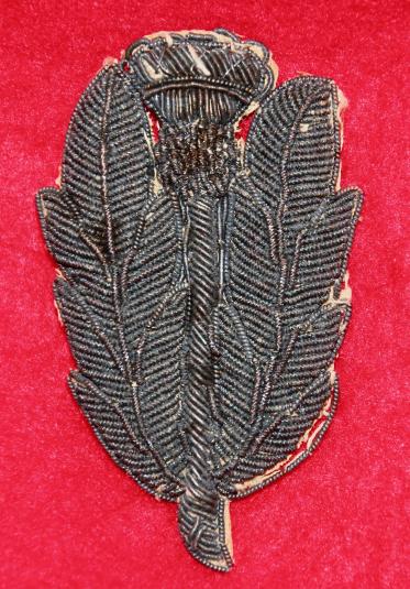 Royal Scots Officer's Collar Badge
