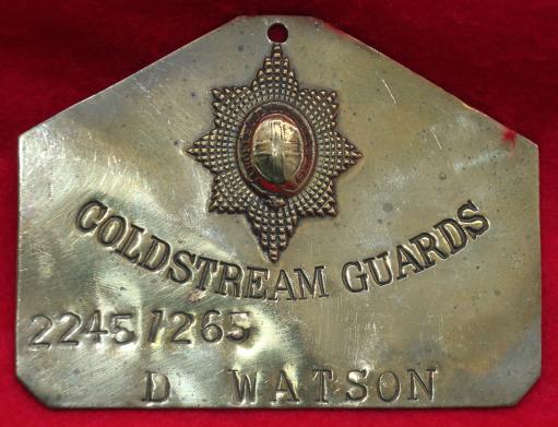 Coldstream Guards Bedplate