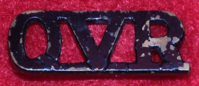 QVR Officer's Shoulder Title