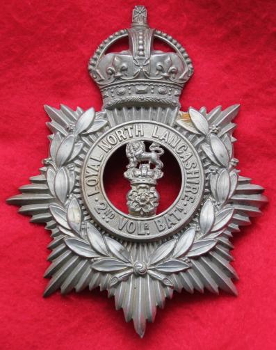2nd VB Loyal North Lancs Helmet Plate