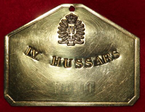 Victorian IV Hussars Bedplate