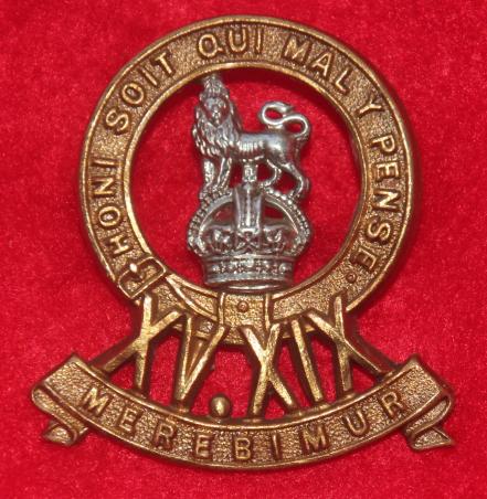 15th/19th Hussars Cap Badge