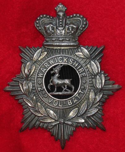 2nd VB Warwickshire Regt Helmet Plate