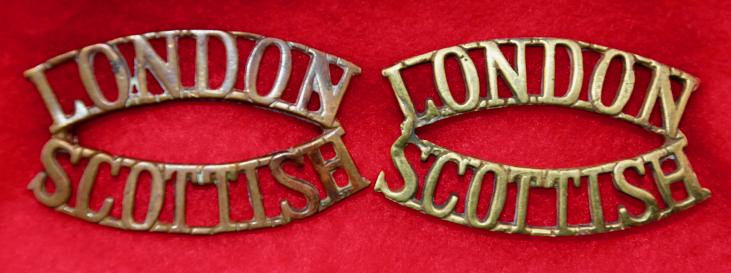 London Scottish Shoulder Titles