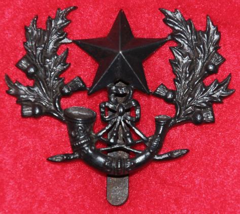 Cameronians 'Cheesecutter' Badge