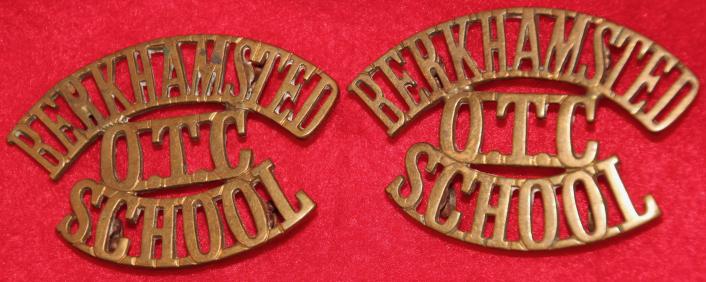 Berkhamsted/OTC/School Shoulder Titles