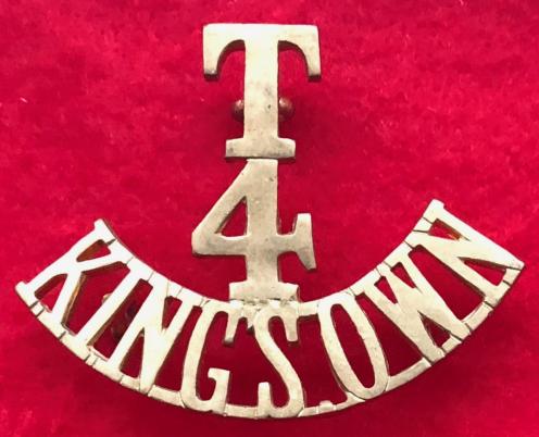 T/4/King's Own Shoulder Title