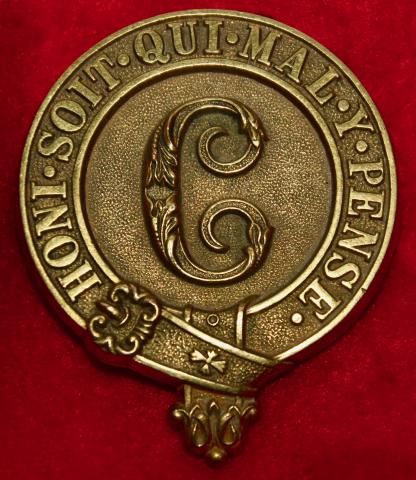 16th Lancers Officer's Pouch Badge