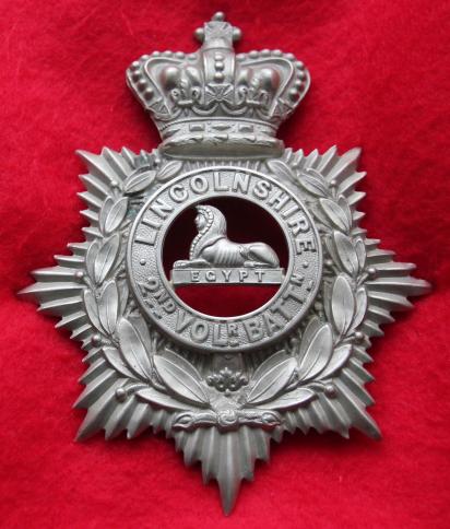 2nd VB Lincolnshire Regt Helmet Plate