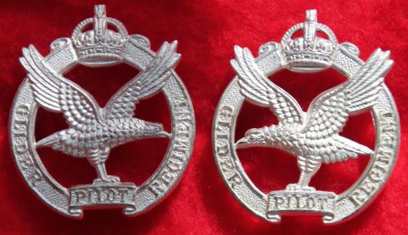 Glider Pilot Regt Officer's Collar Badges