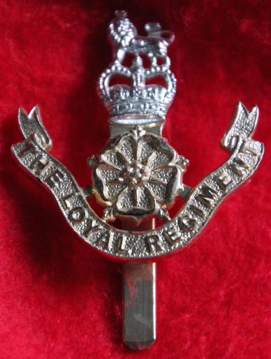Anodised Loyal Regt Cap Badge