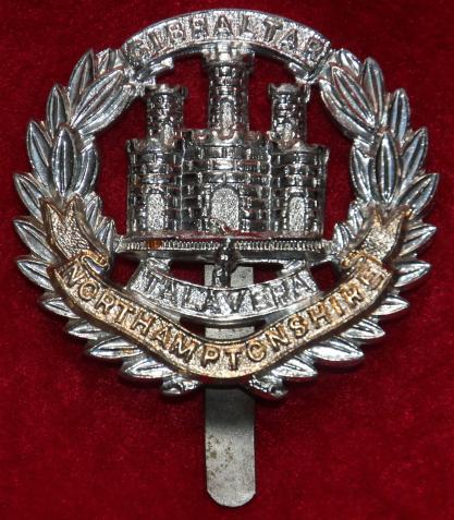 Anodised Northants Regt Cap Badge