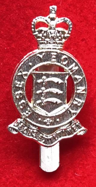 Anodised Essex Yeomanry Beret Badge