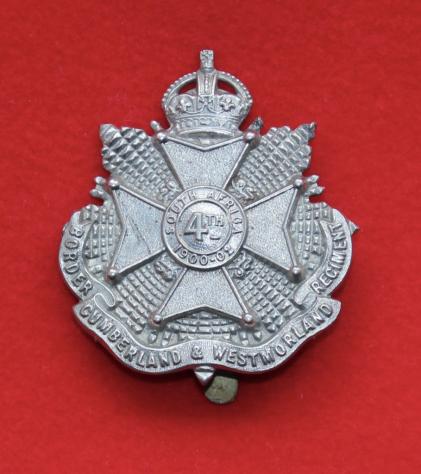 4th Border Cap Badge