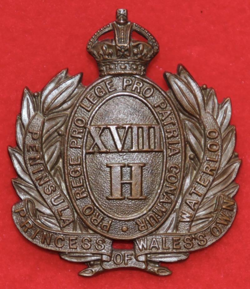 18th Hussars OSD Cap Badge